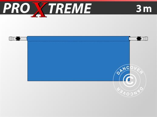 Puolikas sivuseinä FleXtents PRO Xtreme:lle, 3m, Sininen