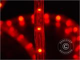 Ljusslang LED, 25m, Ø1,2cm, Multifunktion, Röd, BARA 1 ST. KVAR