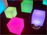LED-kub ljus, 40x40cm, Multifunktion, Multifärg