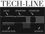 LED valoketju aloituspakkaus, Tech-Line, 4,5m, Lämmin Valkoinen VAIN 6 KPL JÄLJELLÄ