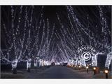 LED Lempučių girlianda, 25m, Daugiafunkcines, Šaltai Balta