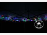 LED lyslenke, 25m, Multifunksjon, Flerfargede, Transparent ledning BARE 1 STK. IGJEN