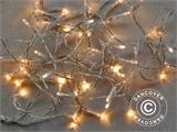 LED Lempučių girlianda, 10m, Daugiafunkcines, Šiltai Balta