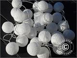 Łańcuch świetlny Cotton Balls, Aries, 30 LED, Biały, DOSTĘPNA TYLKO 1 SZTUKA