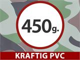 Kamouflagepresenning 4x6m, PVC 450g/m²
