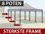Vouwtent/Easy up tent FleXtents PRO Steel 4x6m Zwart