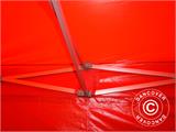 Carpa plegable FleXtents PRO 3x4,5m Rojo, Incl. 4 lados
