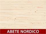 Panca in legno, 1,6x0,42x0,45m, Marrone