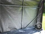 Tenda magazzino PRO 2x2x2m PE, con pavimento, Grigio