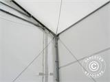 Capannone tenda PRO XL 4x10x3,5x4,59m, PVC, Bianco