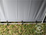 Skladišni šator PRO 3x6x2x2,82m, PVC, Siva