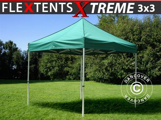 Tente pliante FleXtents Xtreme 50 3x3m Vert
