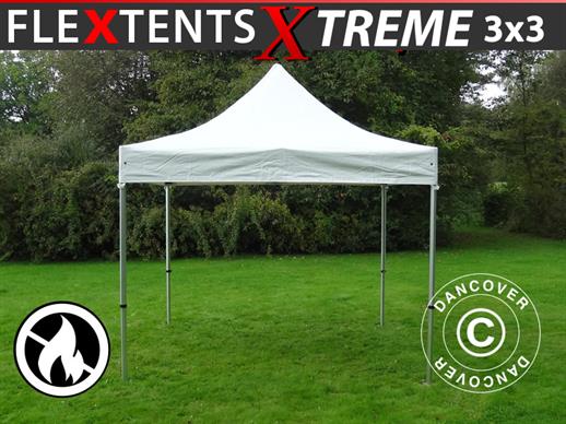 Pop up aiatelk FleXtents Xtreme 50 eriti vastupidavad 3x3m Valge, Tuld Tõkestav