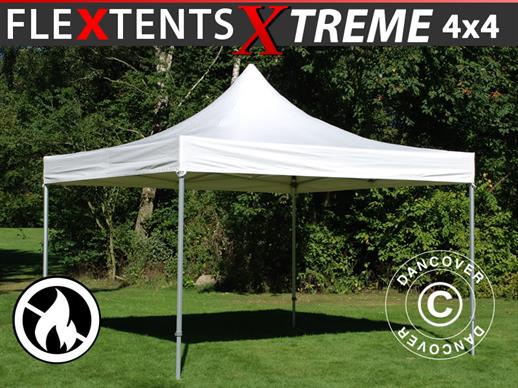Quick-up telt FleXtents Xtreme 50 Heavy Duty 4x4m, Hvit