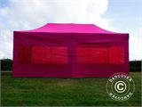 Namiot Ekspresowy FleXtents Xtreme 50 3x6m Różowy, mq 6 ściany boczne