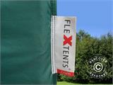 Pop up aiatelk FleXtents PRO 4x8m, Roheline, kaasas 6 külgseinad