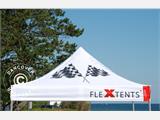 Namiot ekspresowy FleXtents PRO z pełnym zadrukiem cyfrowym, 3x3m