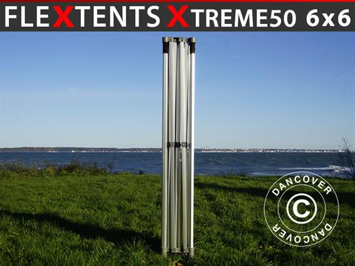 Aluminiumsramme til quick-up teltet FleXtents Xtreme 50 6x6m, 50mm