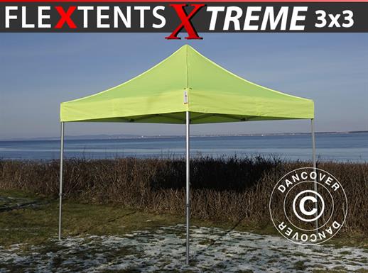 Prekybinė palapinė FleXtents Xtreme 50 3x3m Salotinė/Žalia