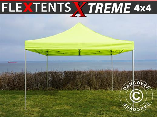 Prekybinė palapinė FleXtents Xtreme 50 4x4m Salotinė/Žalia