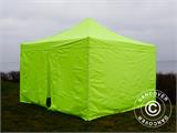 Namiot Ekspresowy FleXtents Xtreme 50 4x4m Jaskrawożółty/zielony, mq 4 ściany boczne