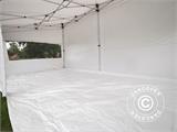Namiot ekspresowy FleXtents PRO Trapezo 3x6m Biały, mq 4 ściany boczne