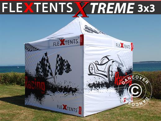 Saliekamā nojume FleXtents Xtreme 50 Racing 3x3m, ierobežots daudzums