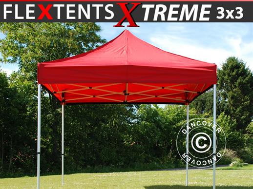 Quick-up telt FleXtents Xtreme 50 3x3m Rød
