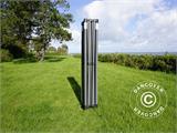 Pop up aiatelk FleXtents PRO Steel 3x3m Selge, kaasas 4 külgseinad