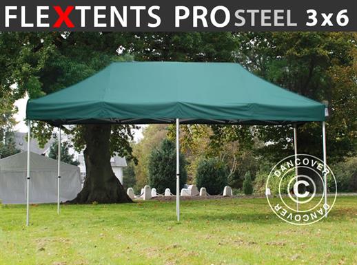 Namiot Ekspresowy FleXtents PRO Steel 3x6m Zielony
