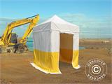 Saliekama nojume FleXtents® PRO PRO 2x2m, PVC, Darba telts, Ugunsizturīga ar 4 sānsienām