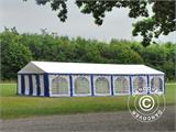 Šator za zabave Exclusive 6x12m PVC, Bijela/Plava