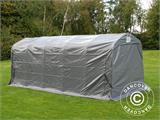Skladišni šator PRO 2,4x6x2,34m, PVC, Siva