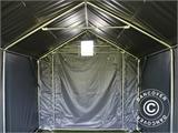 Skladišni šator PRO 3x6x2x2,82m, PVC, Siva