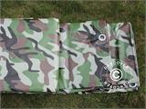 Bâche camouflage 5x7m, PVC 450g/m²