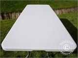 Sulankstomas stalas 180x74x74cm, Šviesiai pilka (10 vnt.)