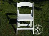 Kokoontaitettavat tuolit 44x46x77cm, Valkoinen, 4 kpl.