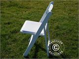 Saliekams krēsls 44x46x77cm, Balts, 24 gab.
