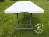 Folding Table PRO 182x74x74 cm, Light grey (10 pcs.)